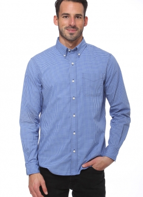 Elevani Mens Long Sleeve small Check Casual